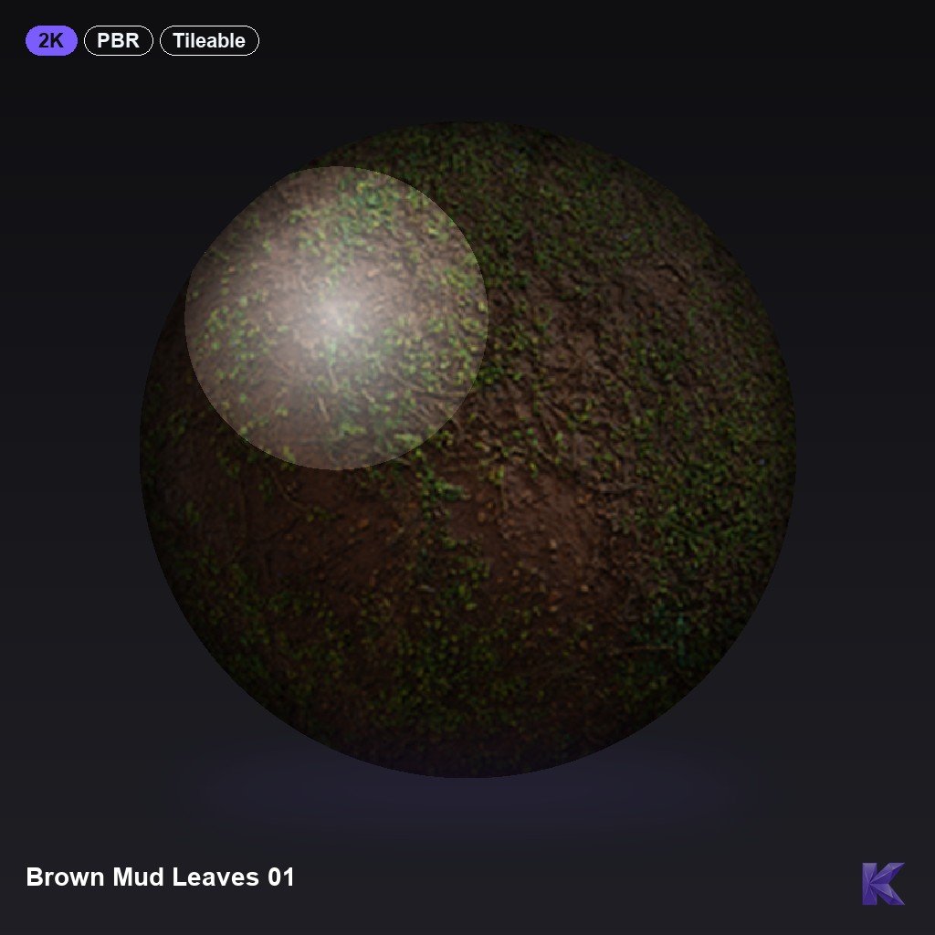 Brown Mud Leaves 01