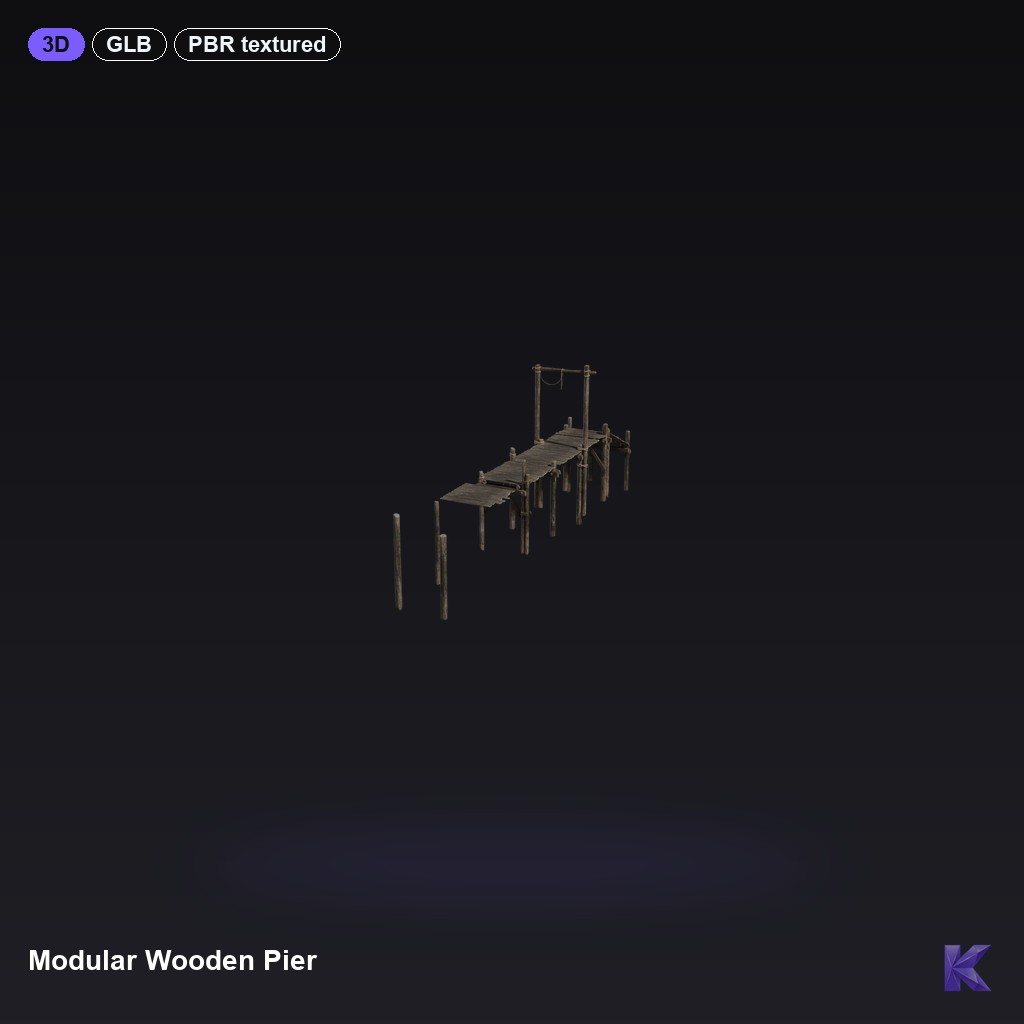Modular Wooden Pier