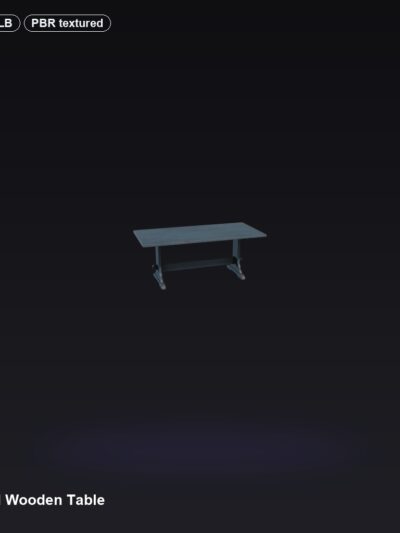 Painted Wooden Table