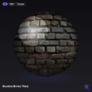 Random Bricks Thick