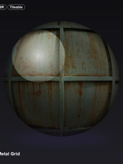Rusty Metal Grid