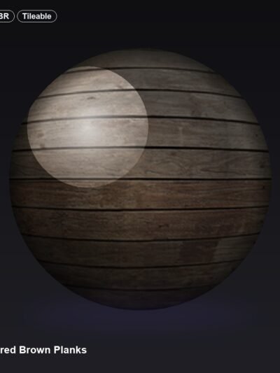Weathered Brown Planks
