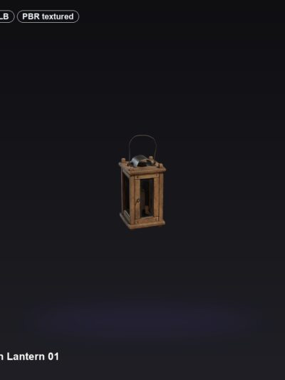 Wooden Lantern 01